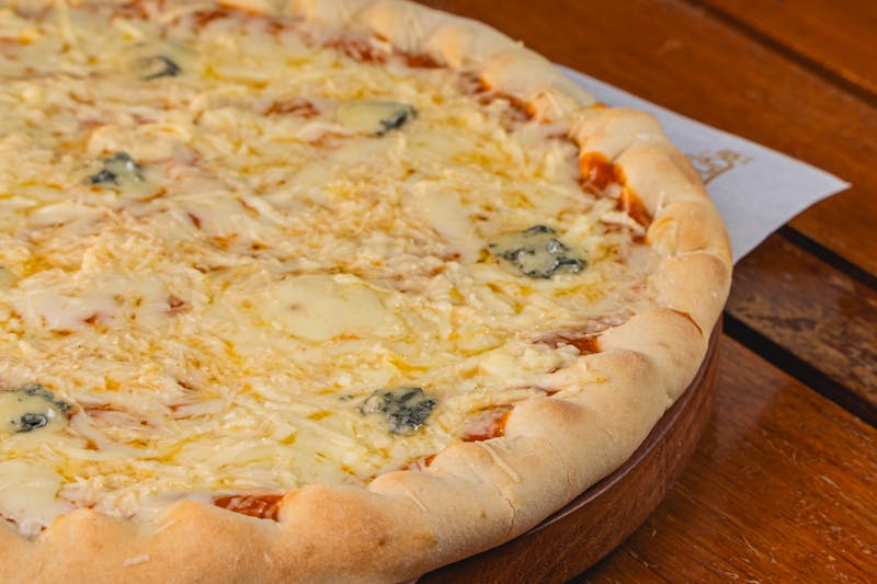 Four Cheese pizza with premium cheese blend